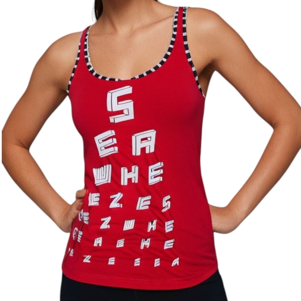 Lululemon Cool Racerback Tank Women 8 Seawheeze 2014
